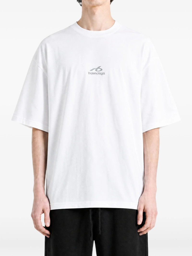 BALENCIAGA Balenciaga Bodies Logo-print Dropped-shoulder T-shirt outlook