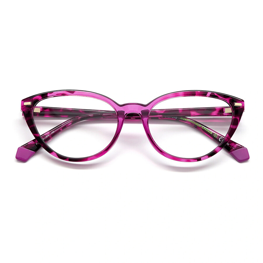 Polaroid - Polaroid Demo Cat Eye Ladies Eyeglasses PLD D432 00T4 53 - 4