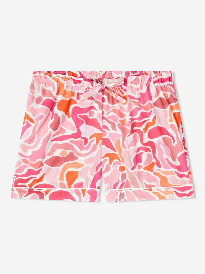 Women's Lounge Shorts Ledbury 61 Cotton Batiste Pink - 1