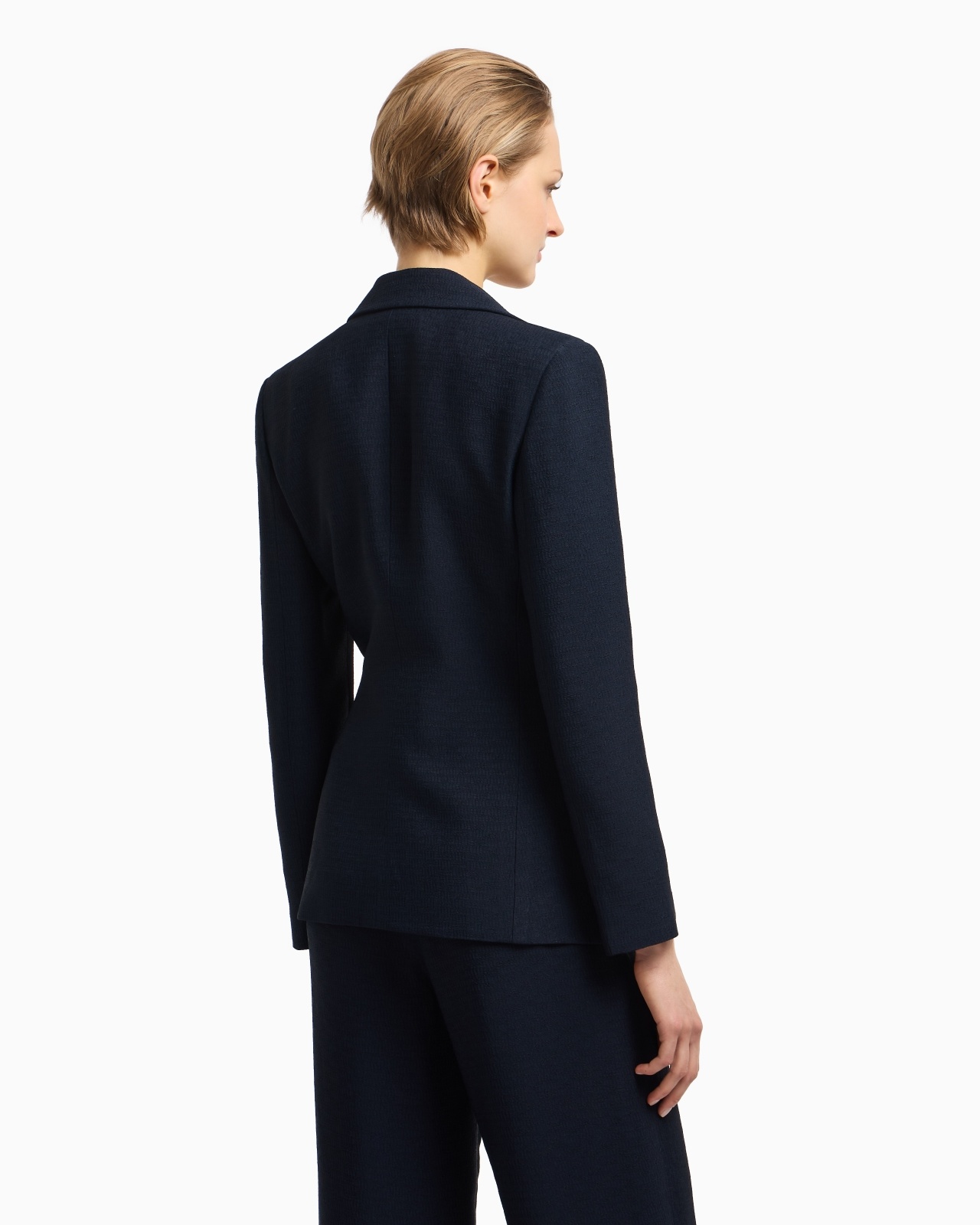 ICON BLAZER IN FLOWING, ARMURE FABRIC - 3