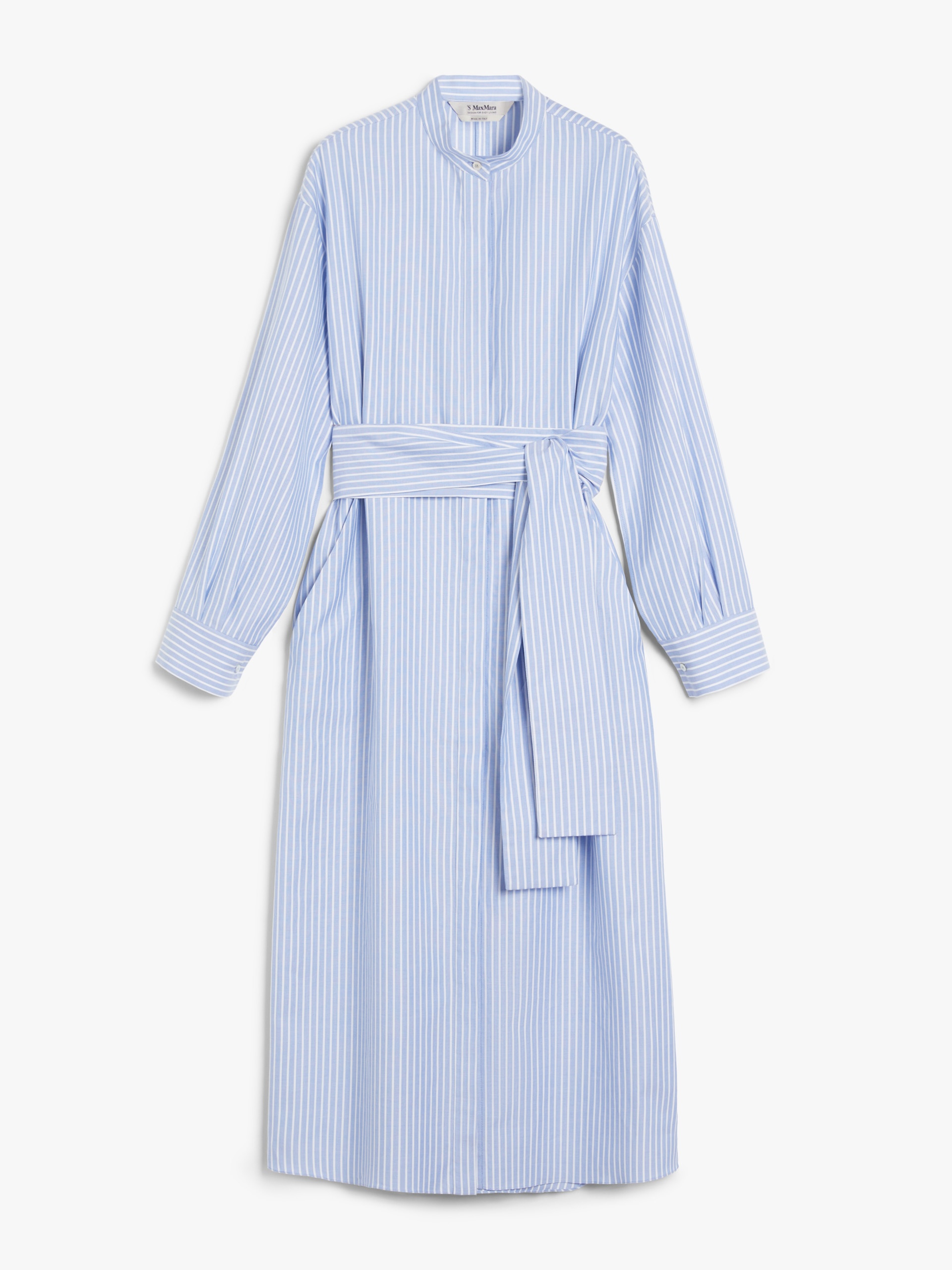 CELESTE Cotton Oxford cloth shirt dress - 1