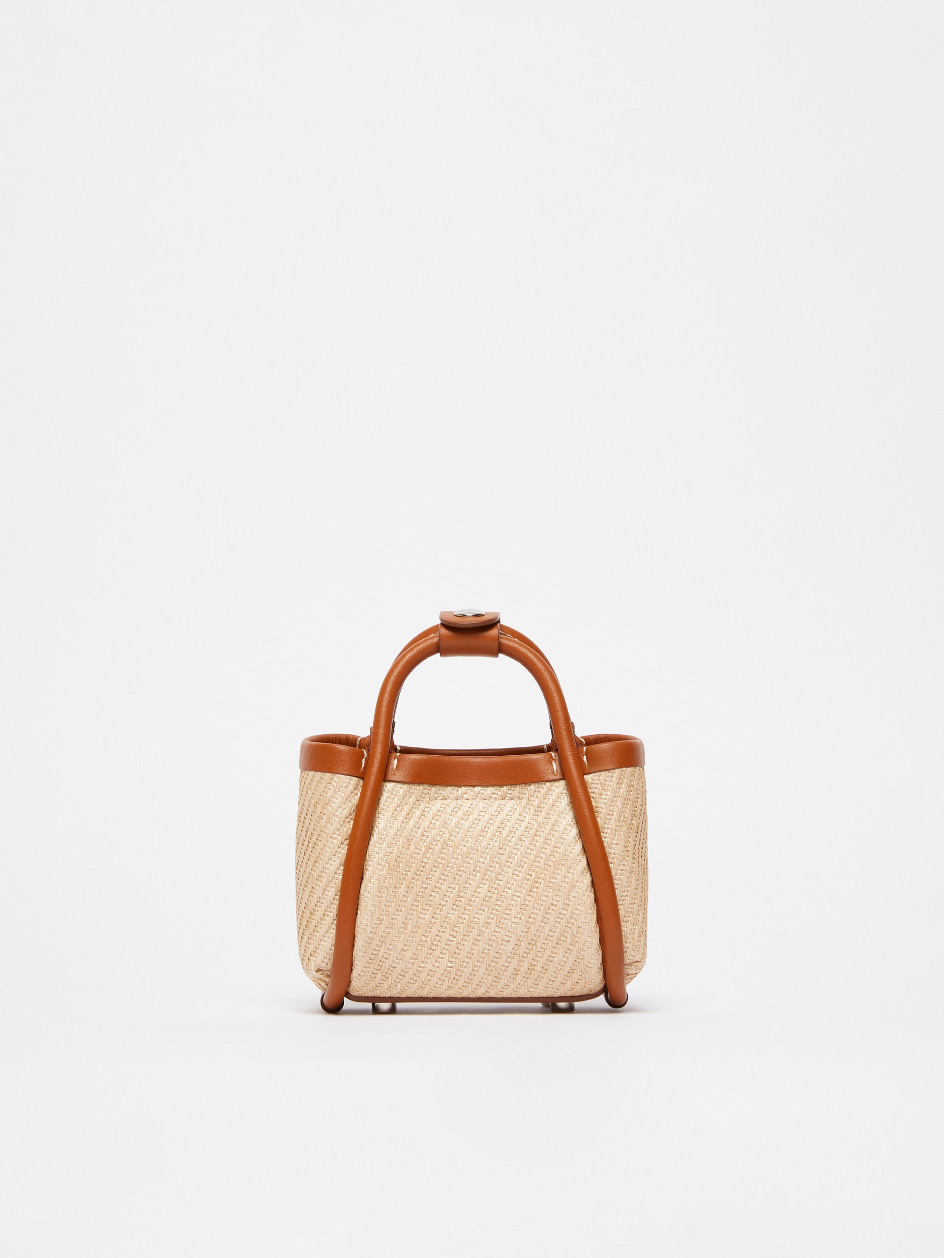 SUMMERMINI Raffia-effect fabric mini Marine bag - 3