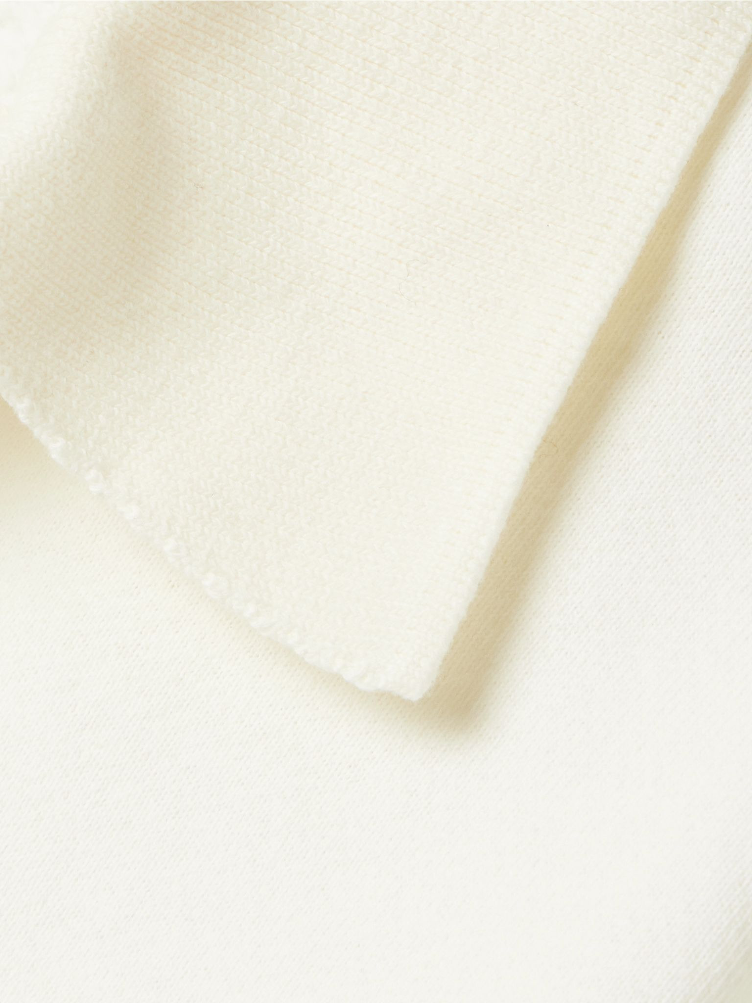 Remi cotton-blend jersey sweatshirt White - 5