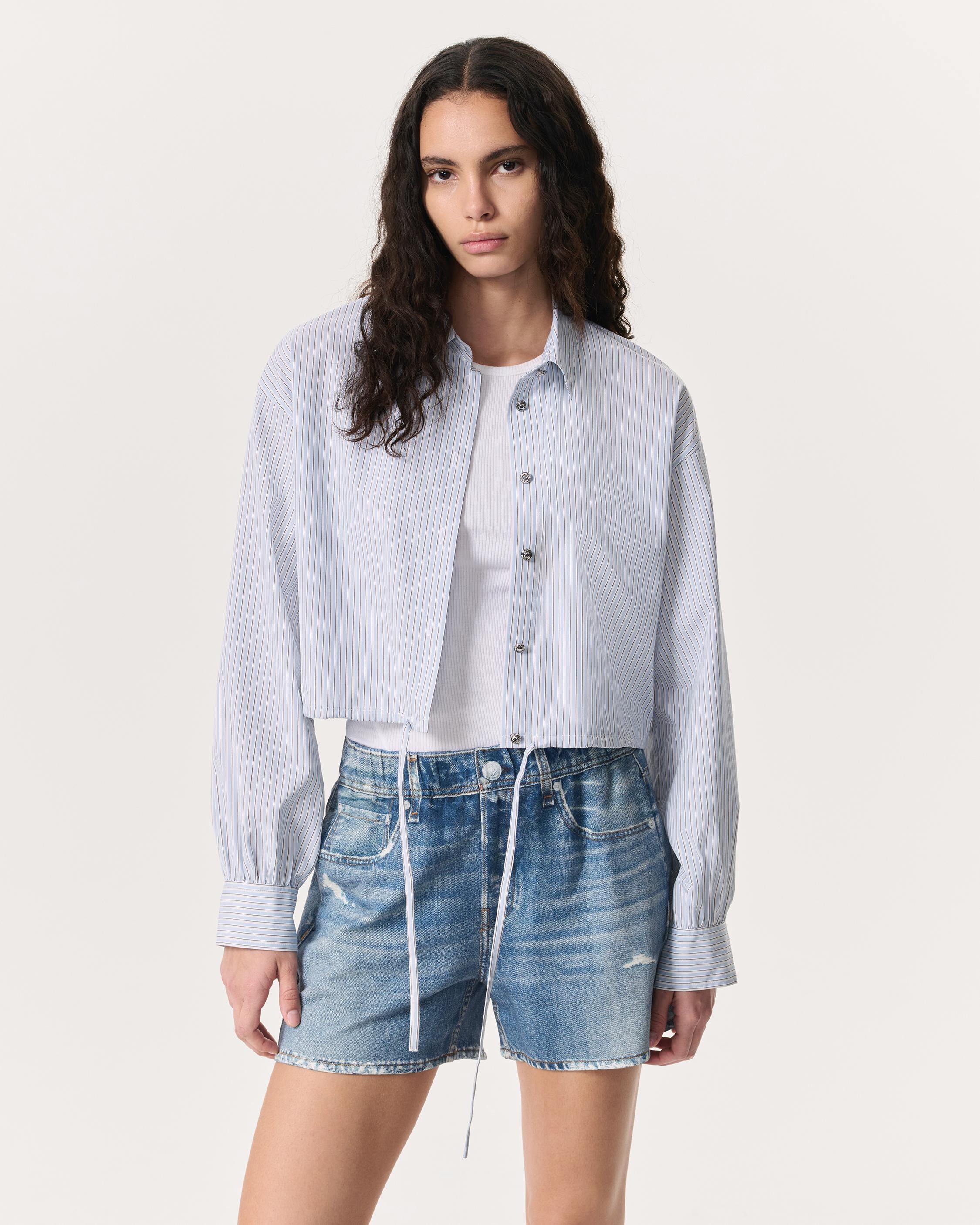 Georgie Striped Cotton Poplin Shirt - 2