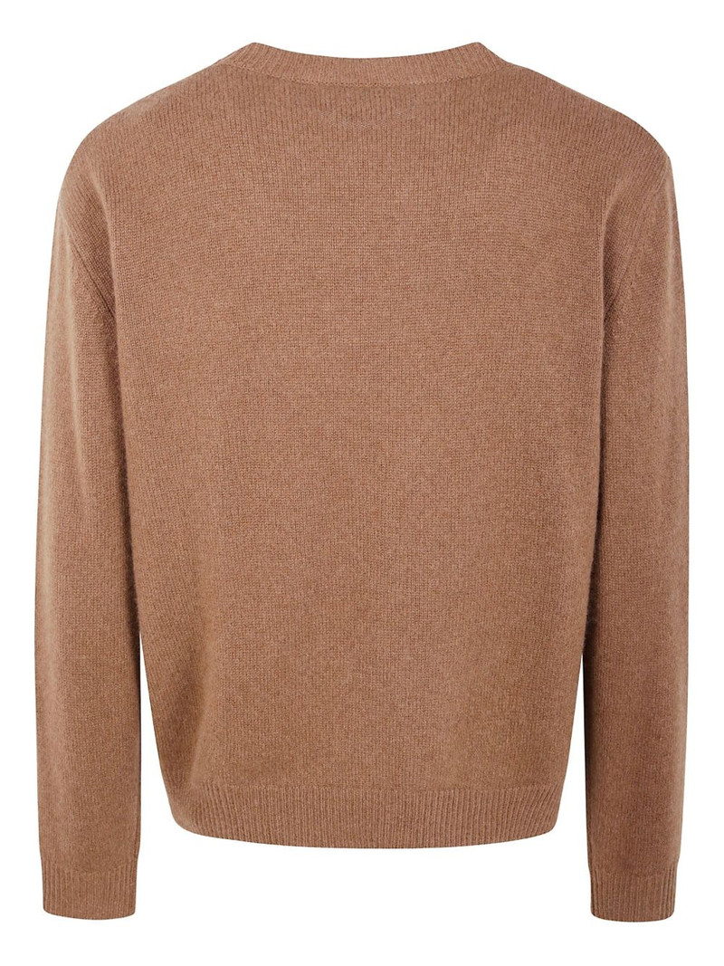 Marni logo-patch crew-neck sweater outlook