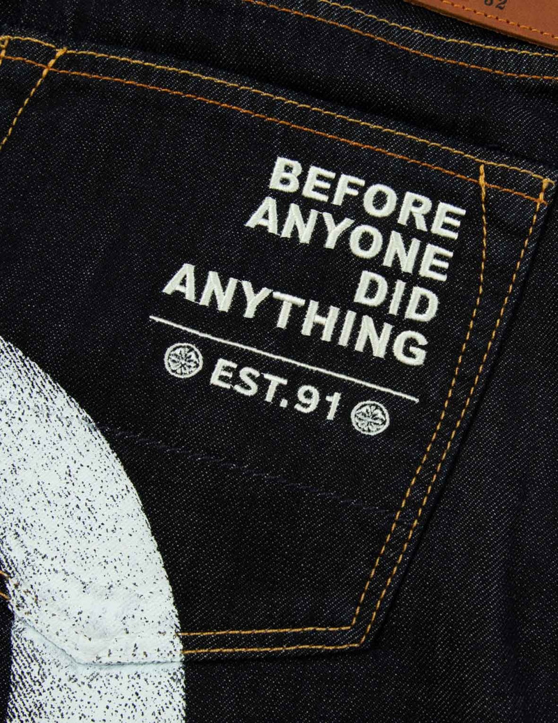 SEAGULL DAICOCK PRINT DENIM SHORTS 7