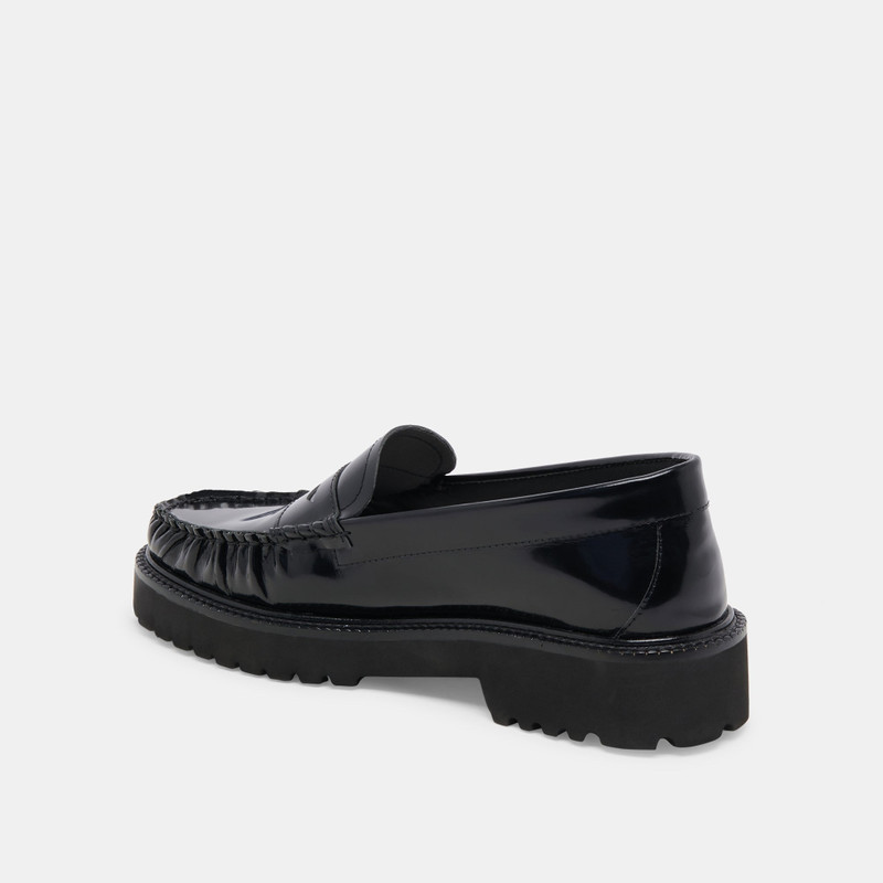 MAXWELL LOAFERS BLACK LEATHER 7