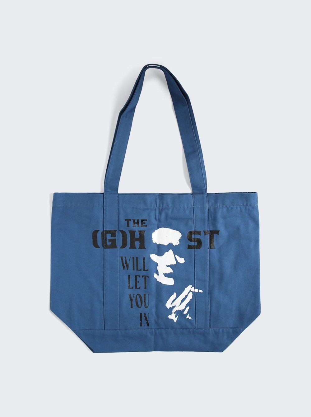 Printed Tote Bag Blue - 1