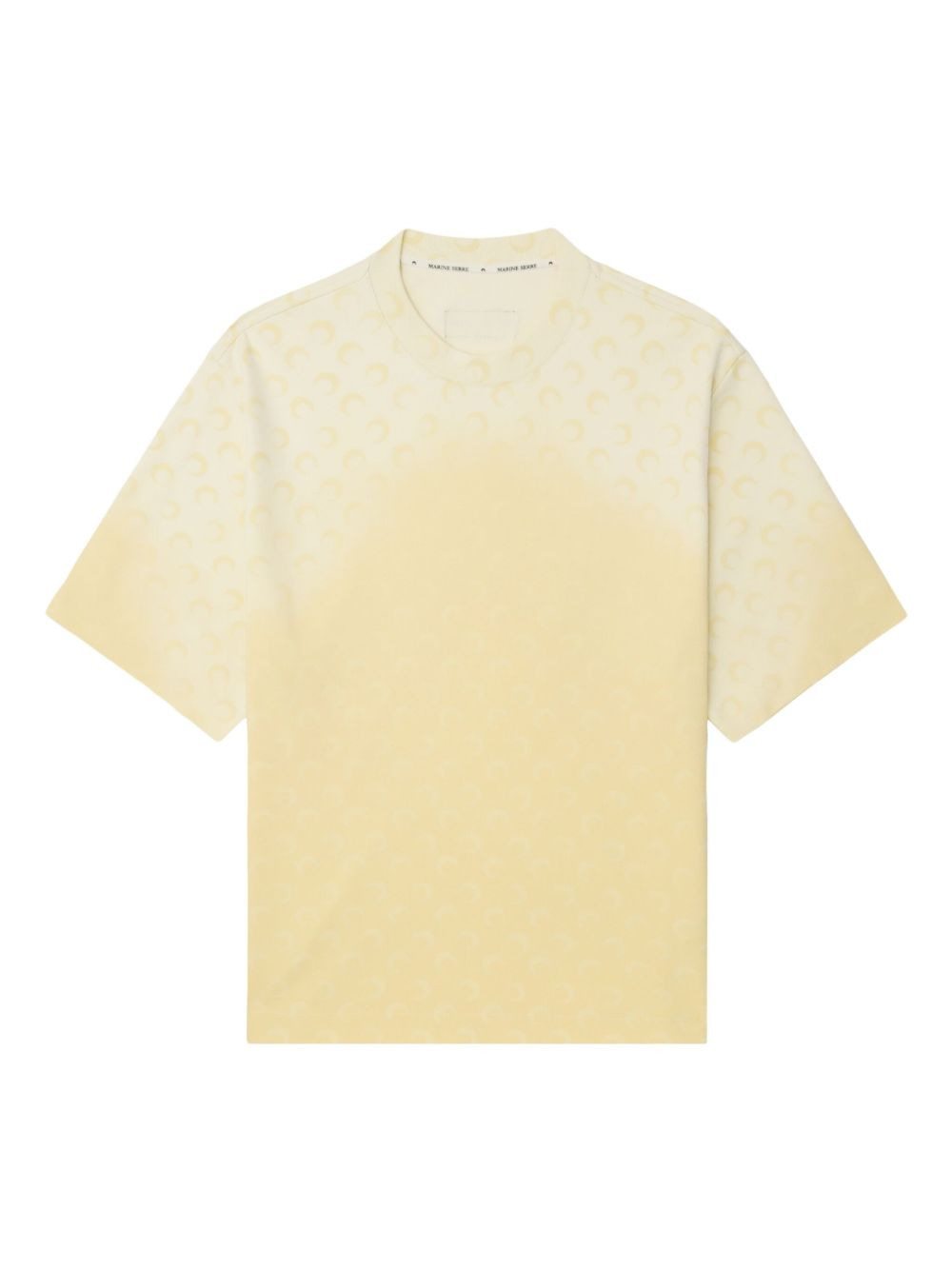 moon-print T-shirt - 1