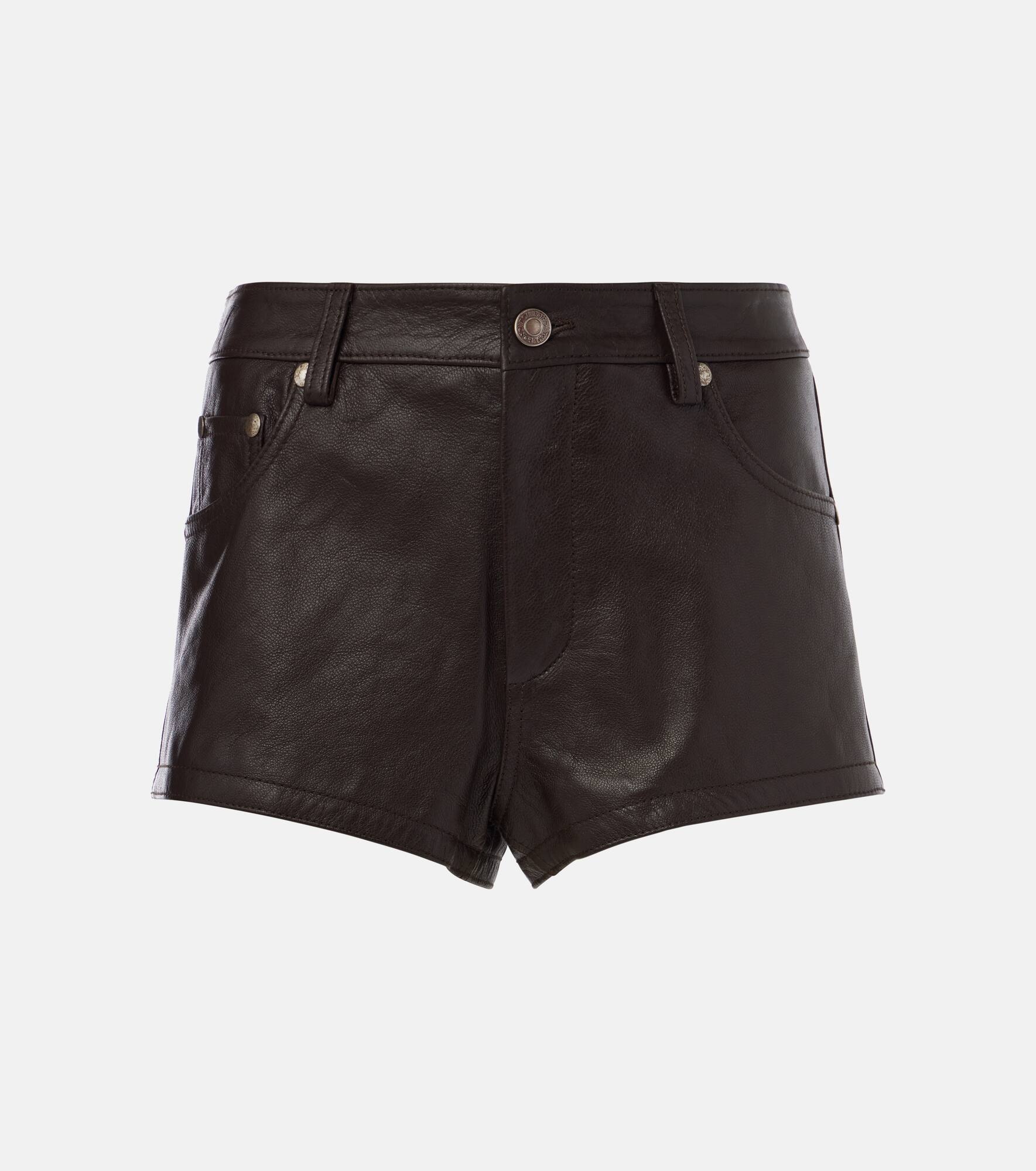 Leather shorts - 1