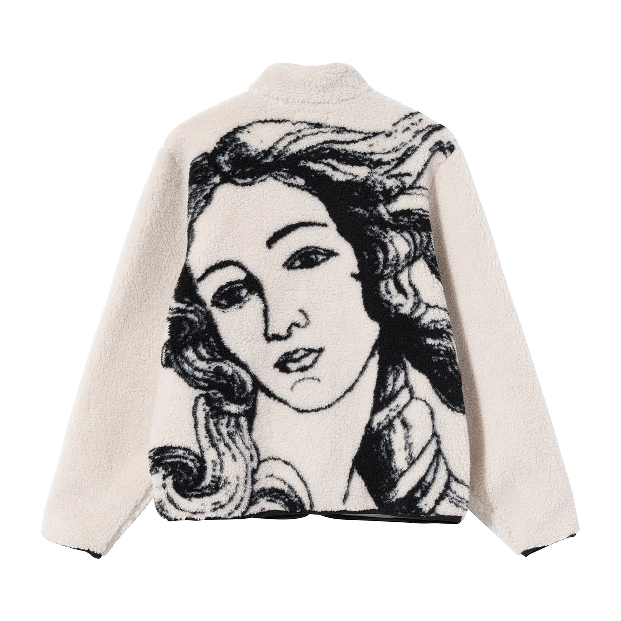 Stussy Venus Jacquard Sherpa Jacket 'Neutrals' - 2