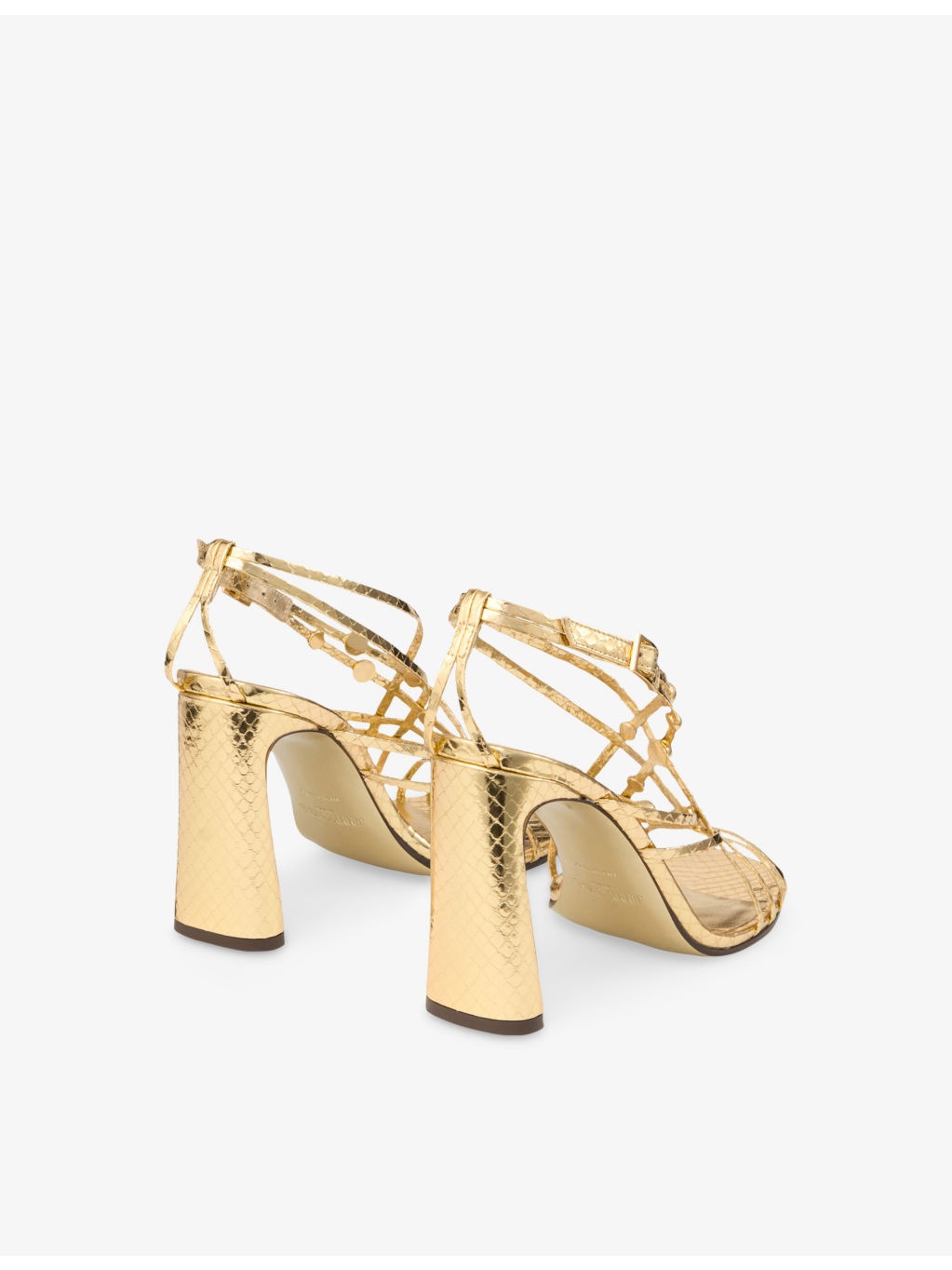 Felice 95 Wrap Leather Heeled Sandals - 4