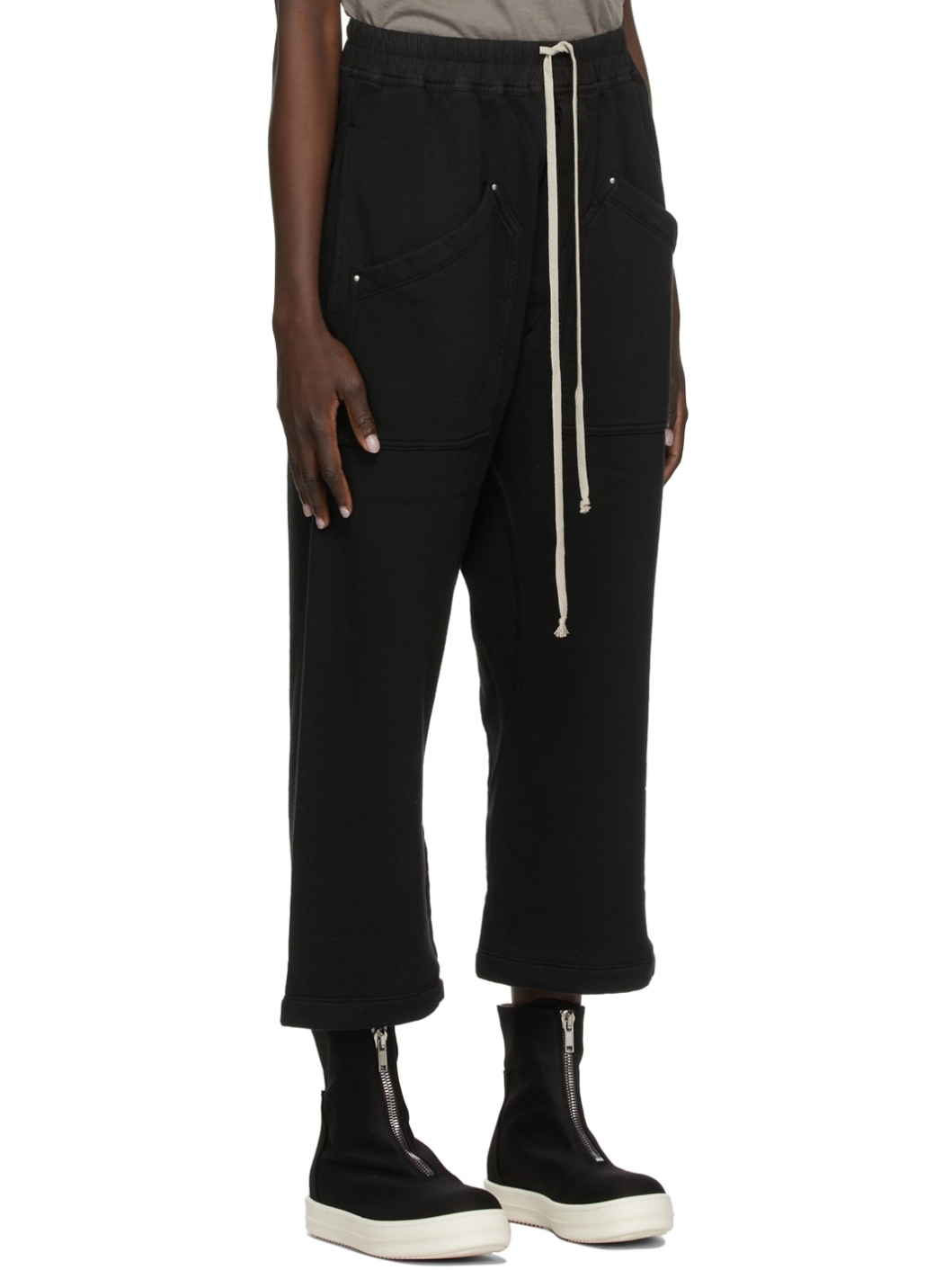 Black Furka Cargo Lounge Pants - 2