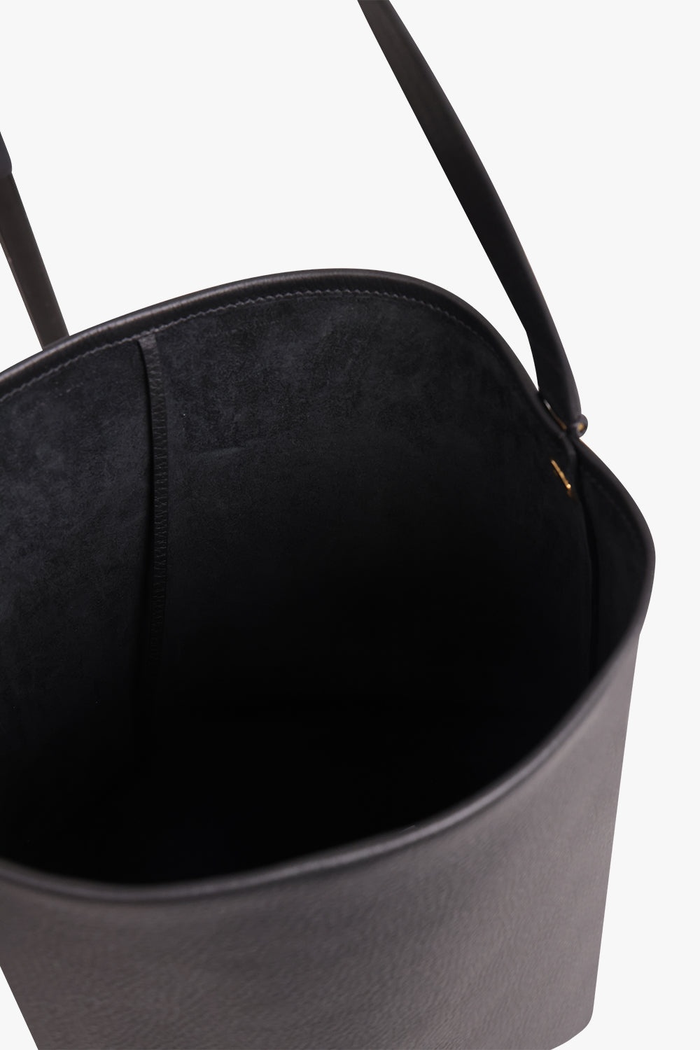 MEDIUM N/S HOOK TOTE BAG | BLACK - 4