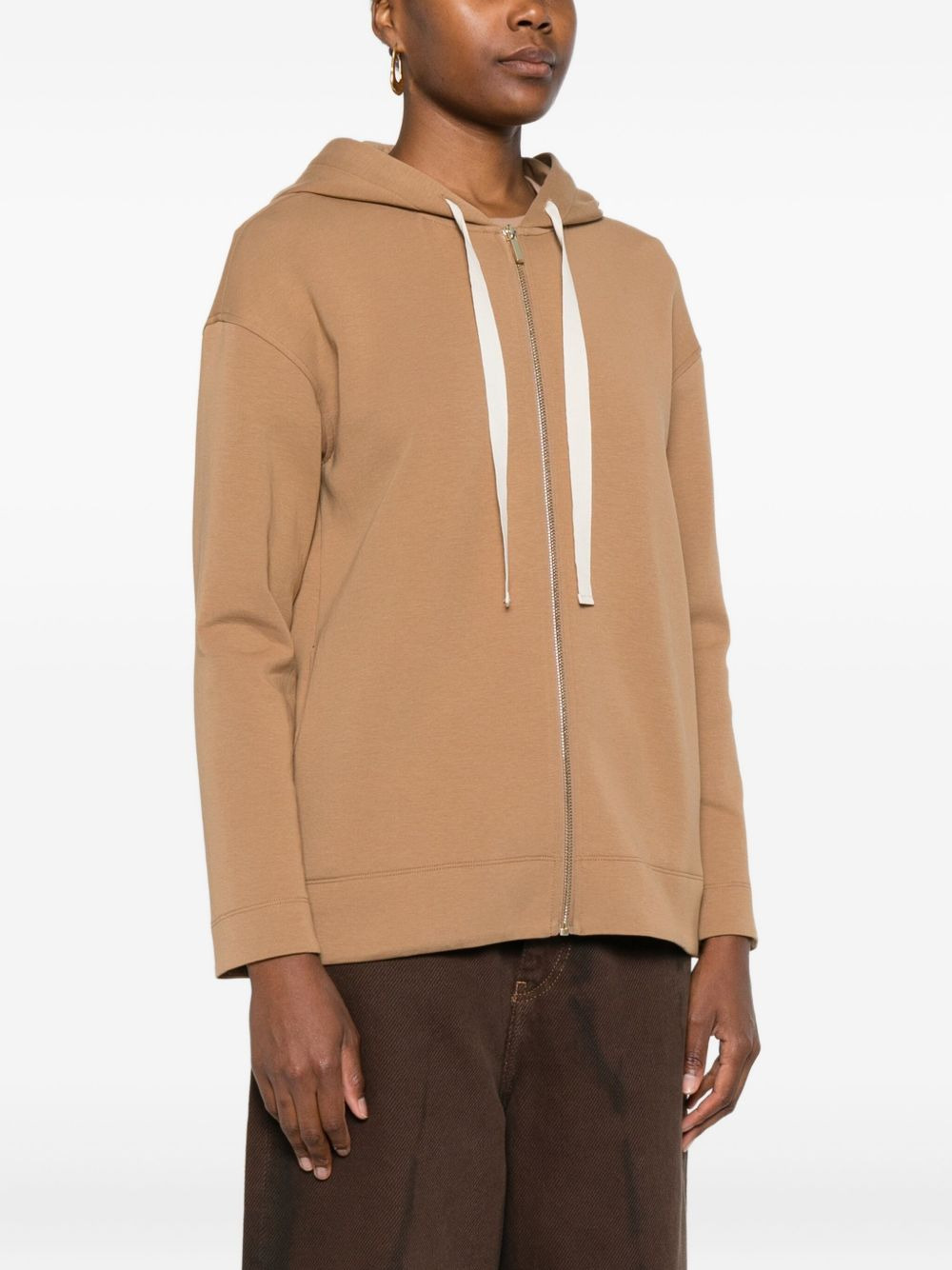 hooded zip-up jacket - 3