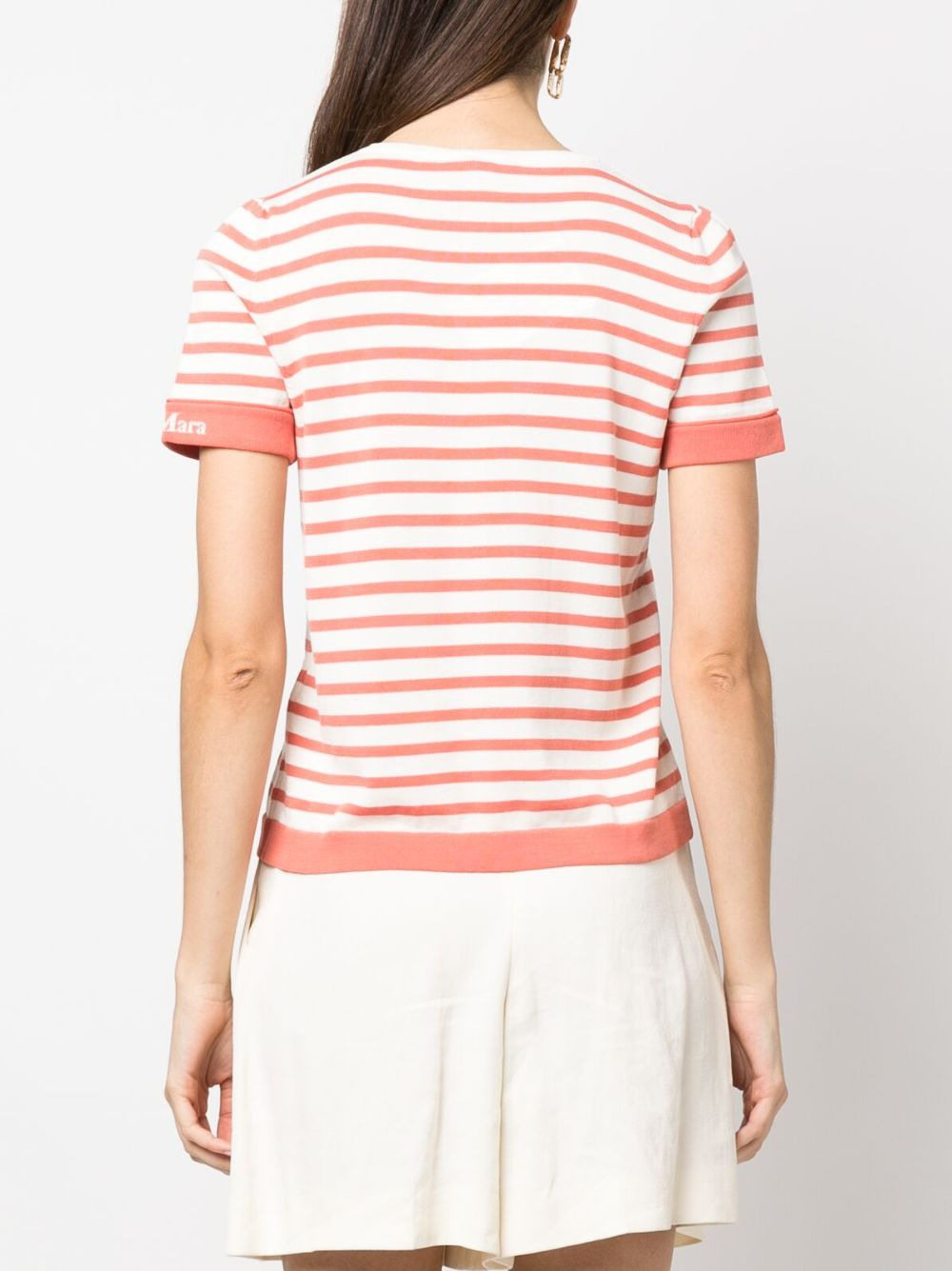 striped knitted top - 4