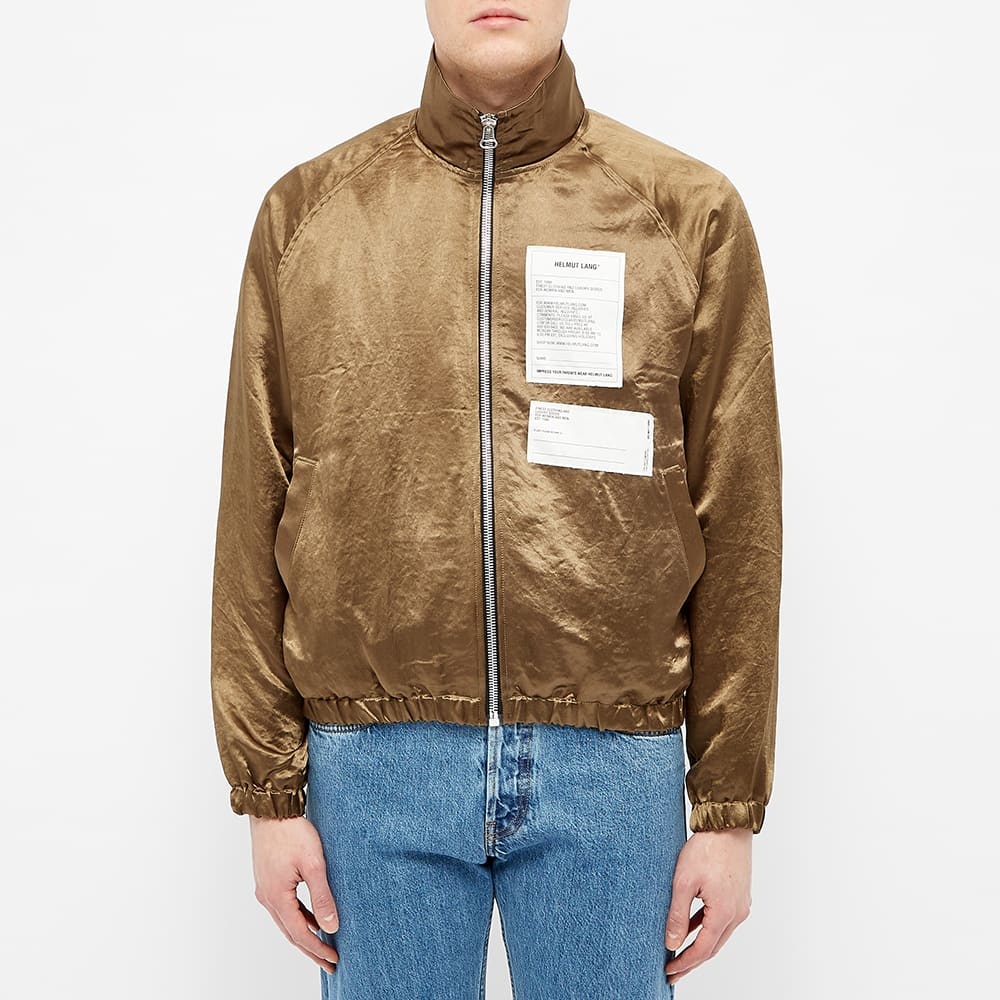 Helmut Lang Patch Logo Zip Track Jacket - 4