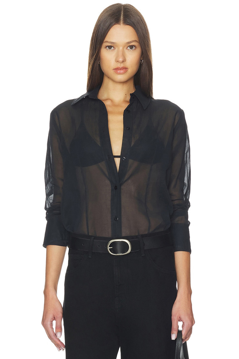 Cotton Organza Fitted Shirt 1