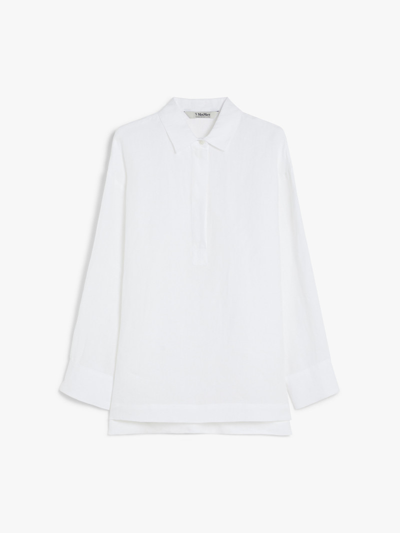 VARESE Linen canvas polo shirt - 1