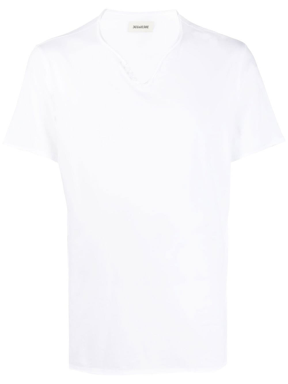 Tシャツ・カットソー ZADIG & VOLTAIRE Men T-shirt White JMTS01659 103 Zadig & Voltaire graphic-print short-sleeve T-shirt | REVERSIBLE