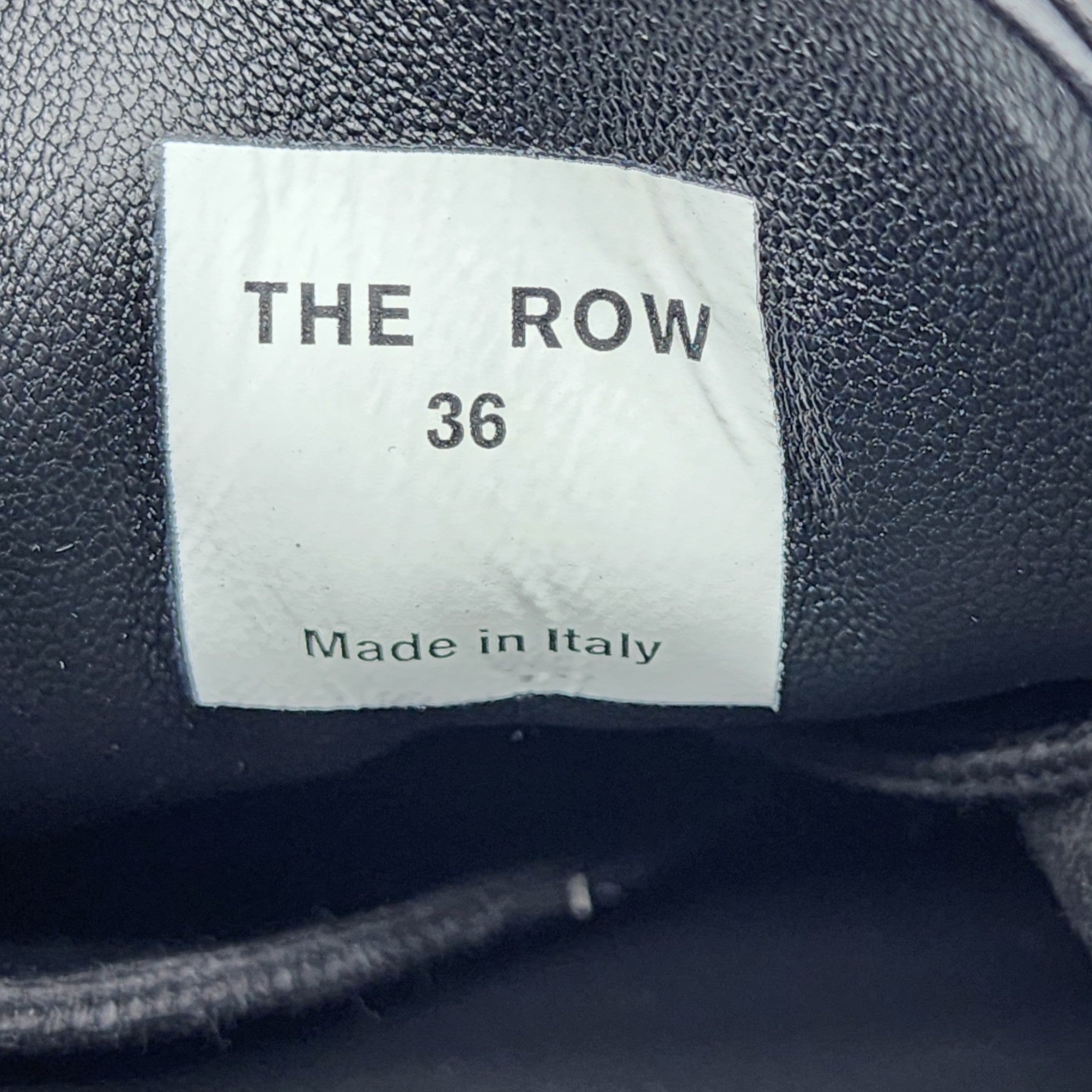 The Row Owen Runner Sneakers - Mesh and Leather - Black 36 - 7