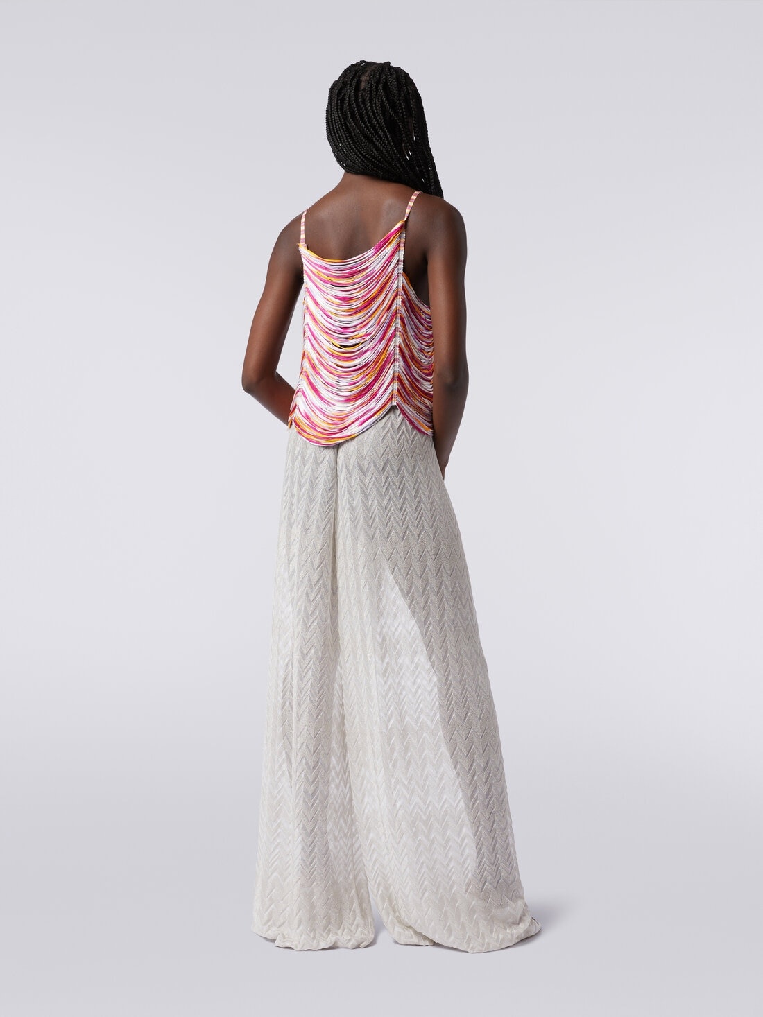 Multi-strand slub viscose top - 4