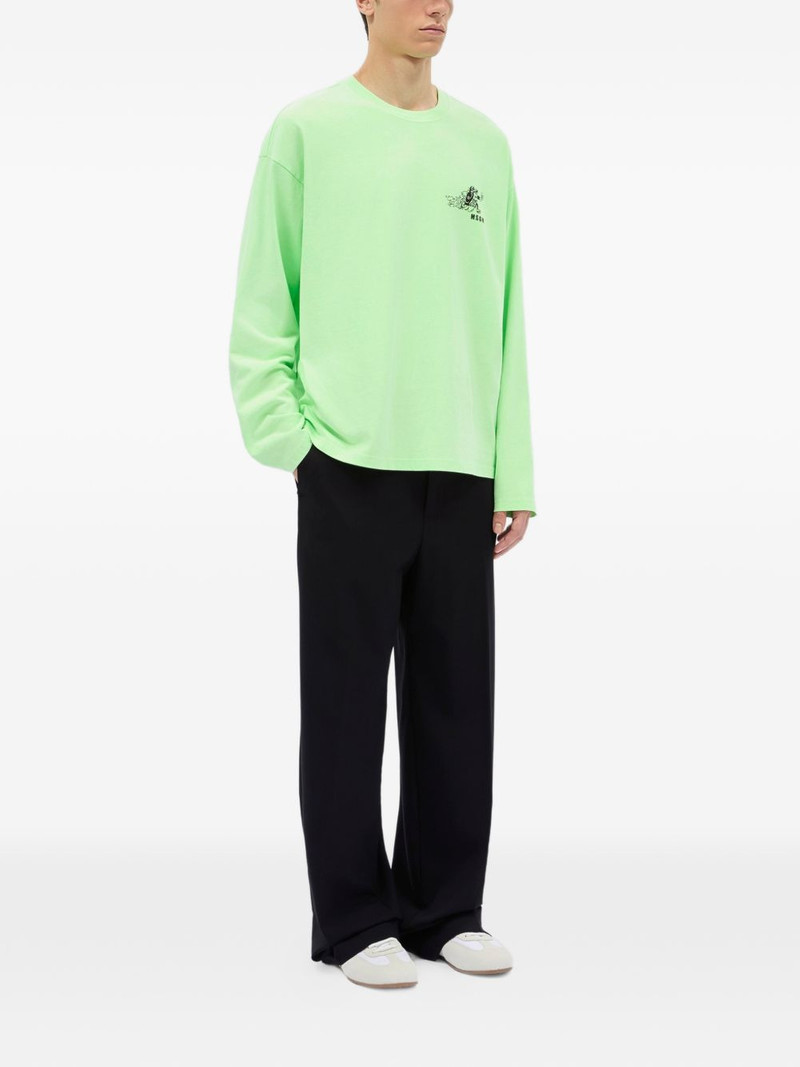 MSGM straight-leg trousers outlook
