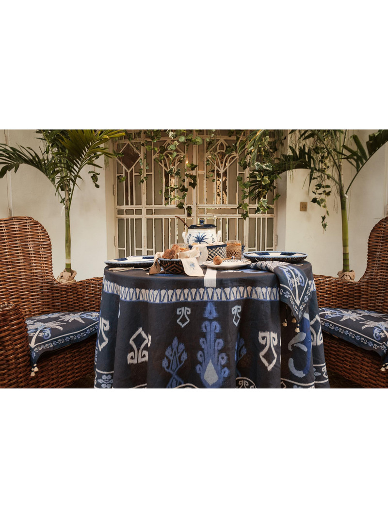 Entre Rios Amazonico Napkin - Navy Blue 8