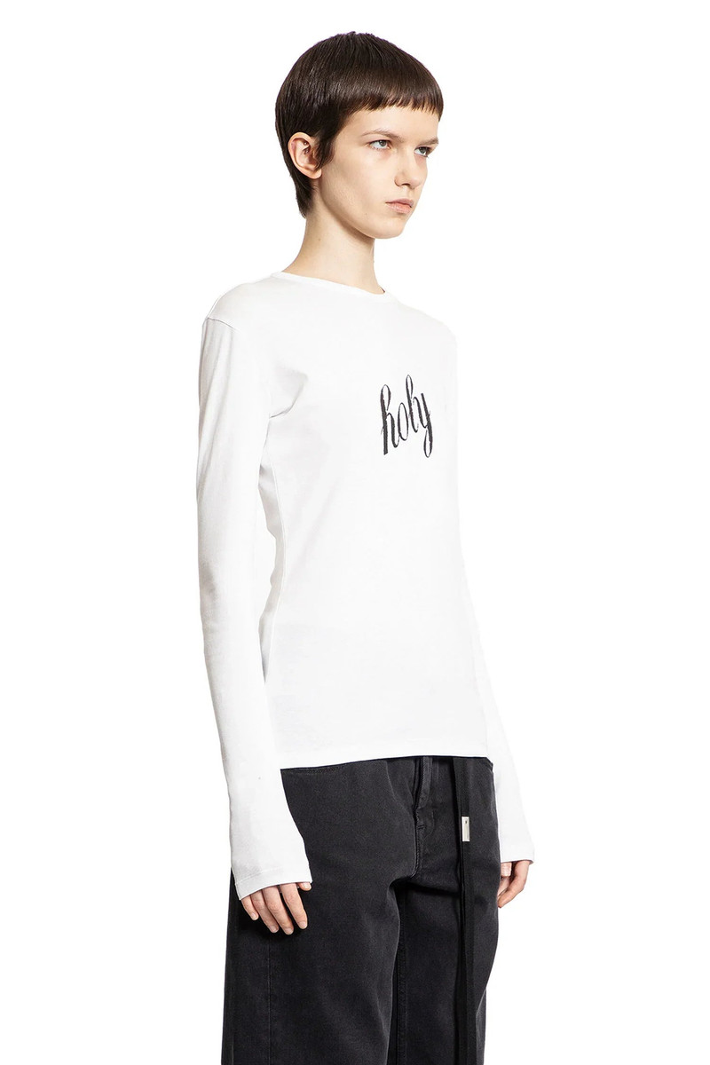 Ann Demeulemeester Fiene-Printed-Long-Sleeve-T-Shirt outlook