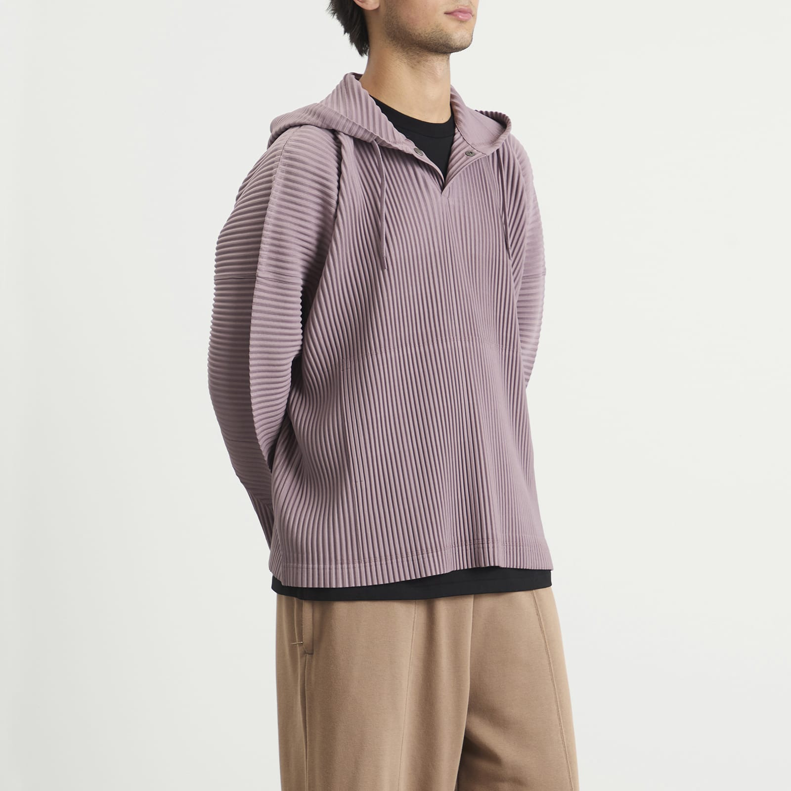 Homme Plissé Popover Hoody - 2