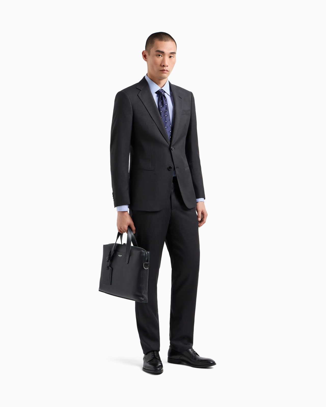 REGULAR-FIT SHIRT IN STRIPED LUXURY COTTON - 2