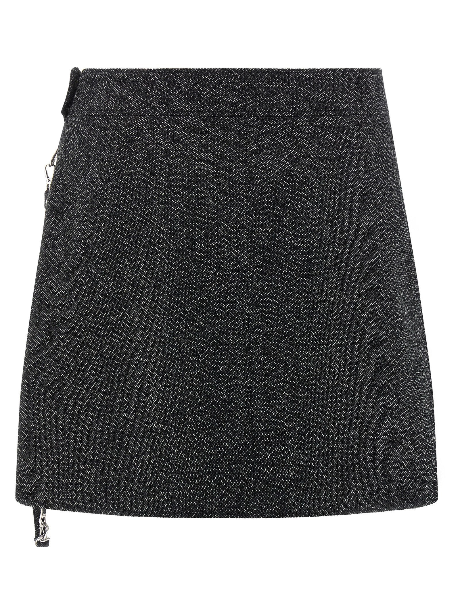 Courreges Women 'Zipped Caviar Mini' Skirt - 2