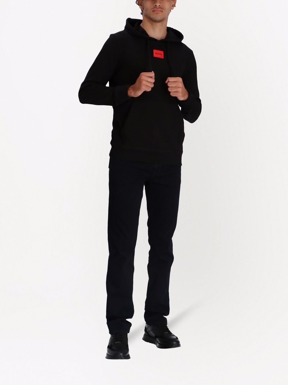 Terry cotton logo hoodie - 2