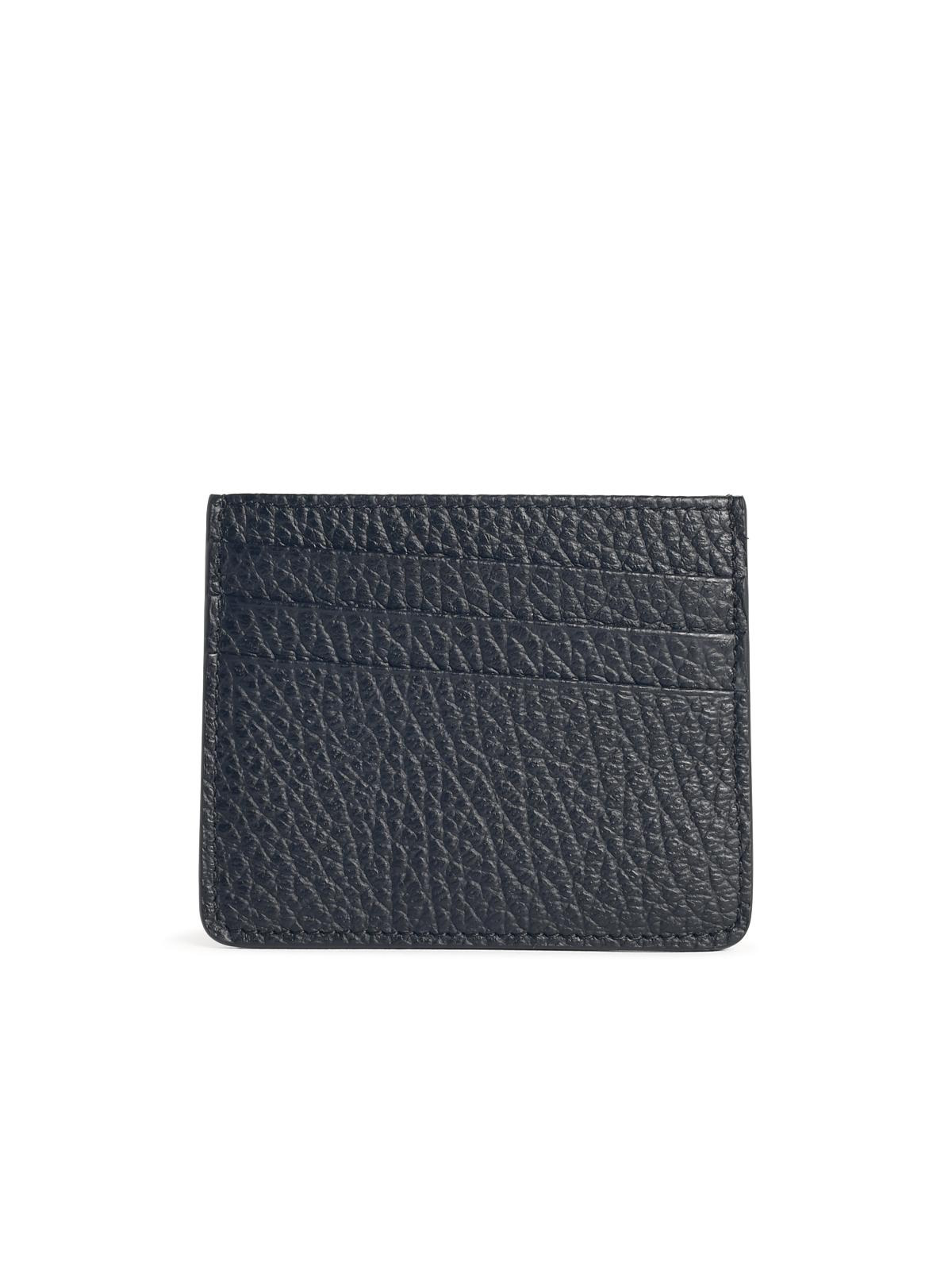 Maison Margiela 'Four Stitches' Black Leather Card Holder Women - 1