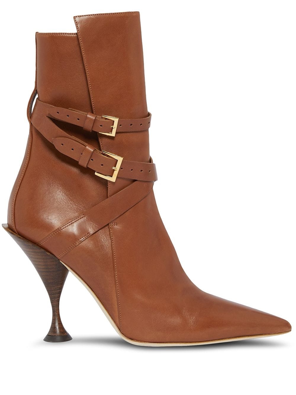 point-toe ankle boots - 1