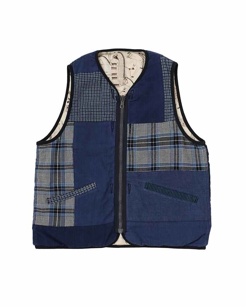 IRIS LINER VEST P.W. (H.W.) NAVY - 1