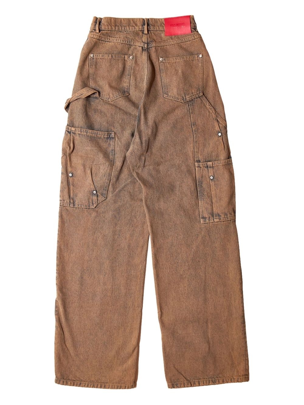 rivet-detailing jeans - 2
