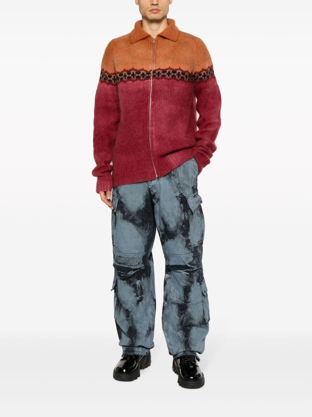 Vima intarsia-knit hoodie - 2