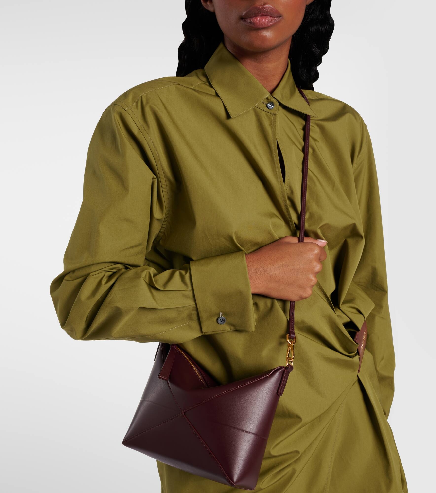 Puzzle Fold leather shoulder bag - 2