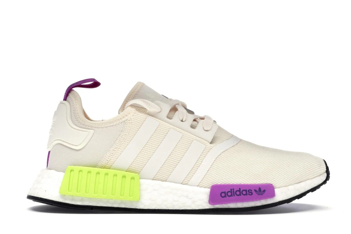 adidas NMD R1 Chalk White Semi Solar Yellow - 1