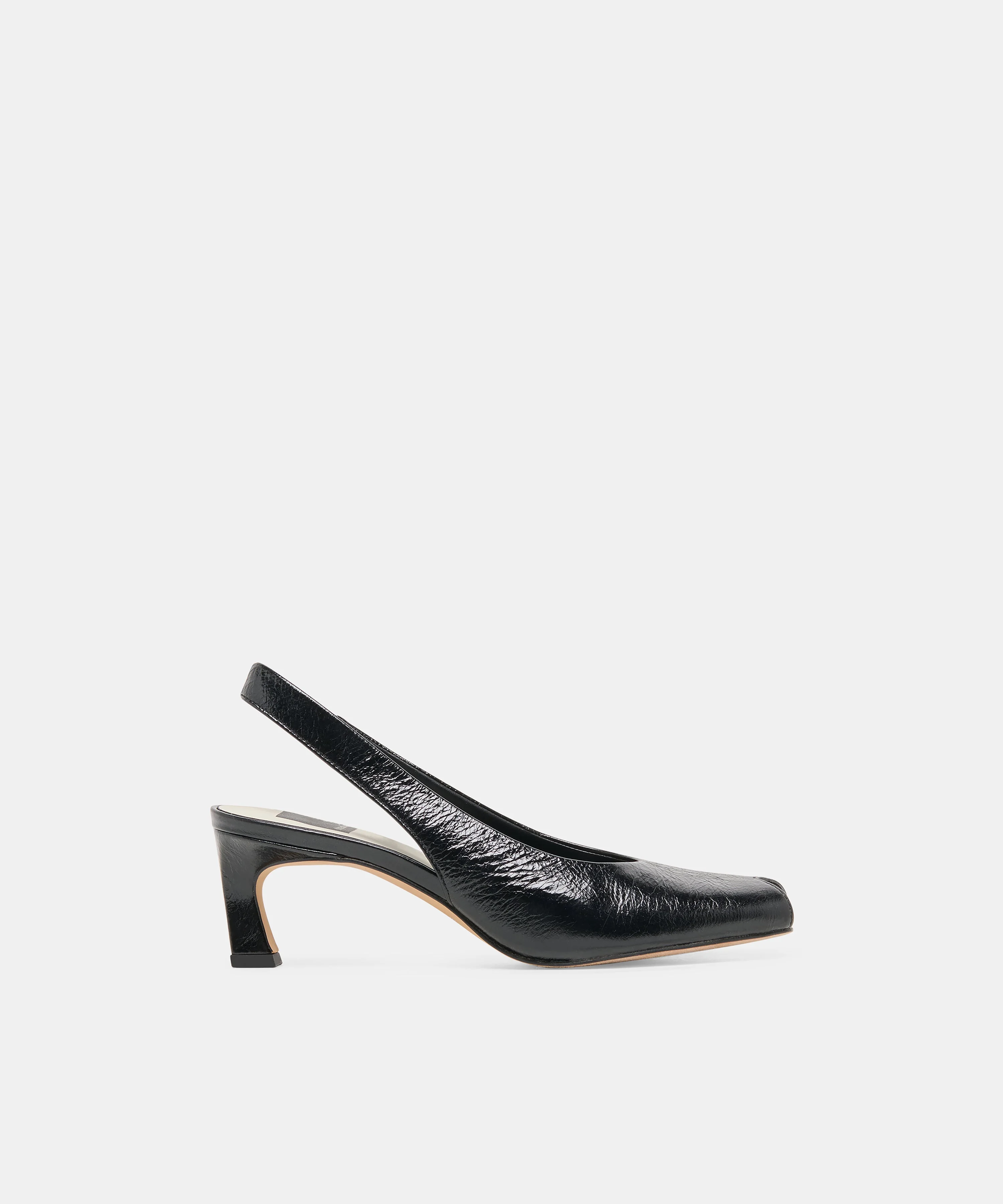 ANABEL HEELS BLACK LEATHER - 1