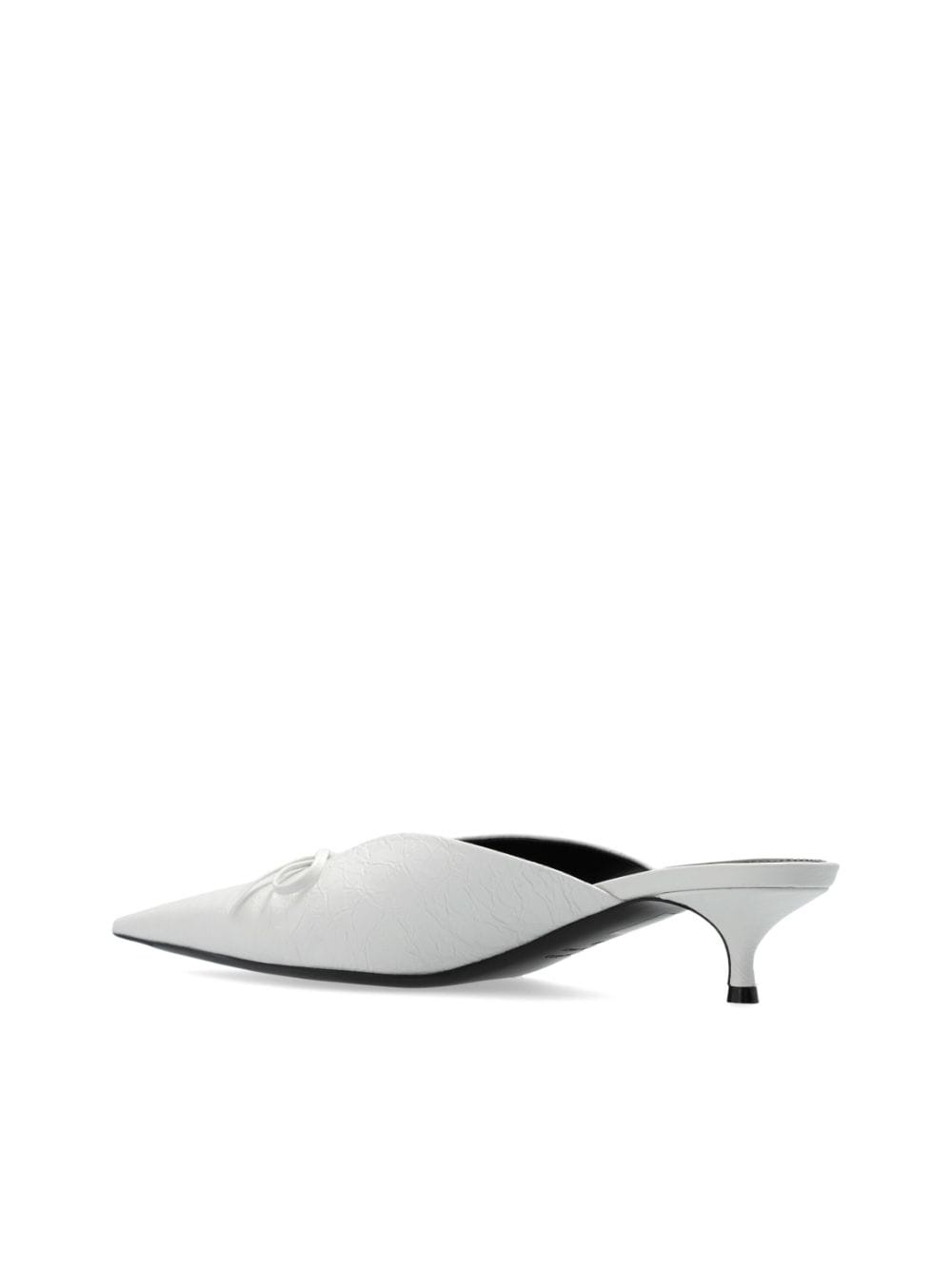 BALENCIAGA 40mm pointed-toe leather mules | REVERSIBLE