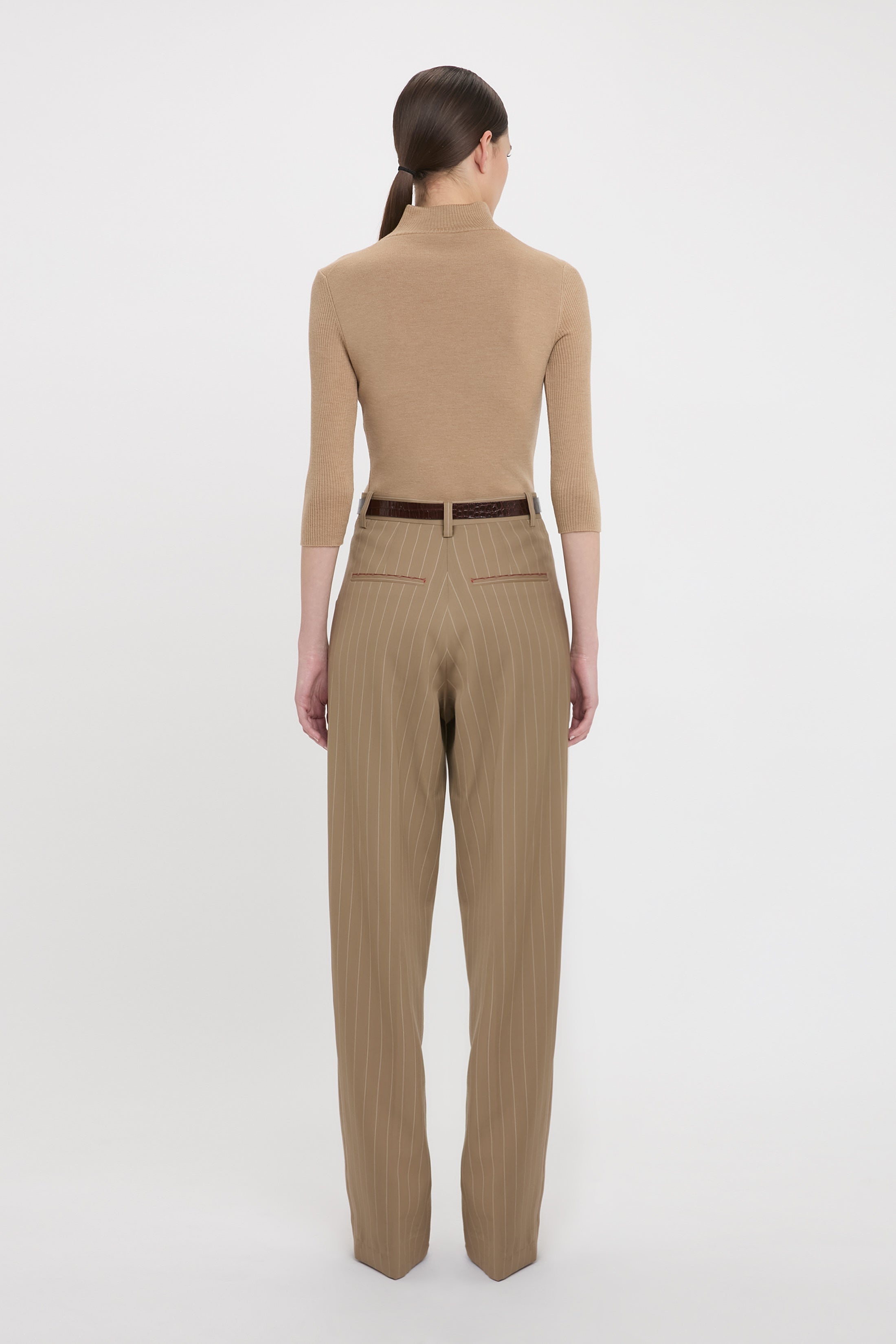 Structured Pocket Trouser In Sandstorm - 4