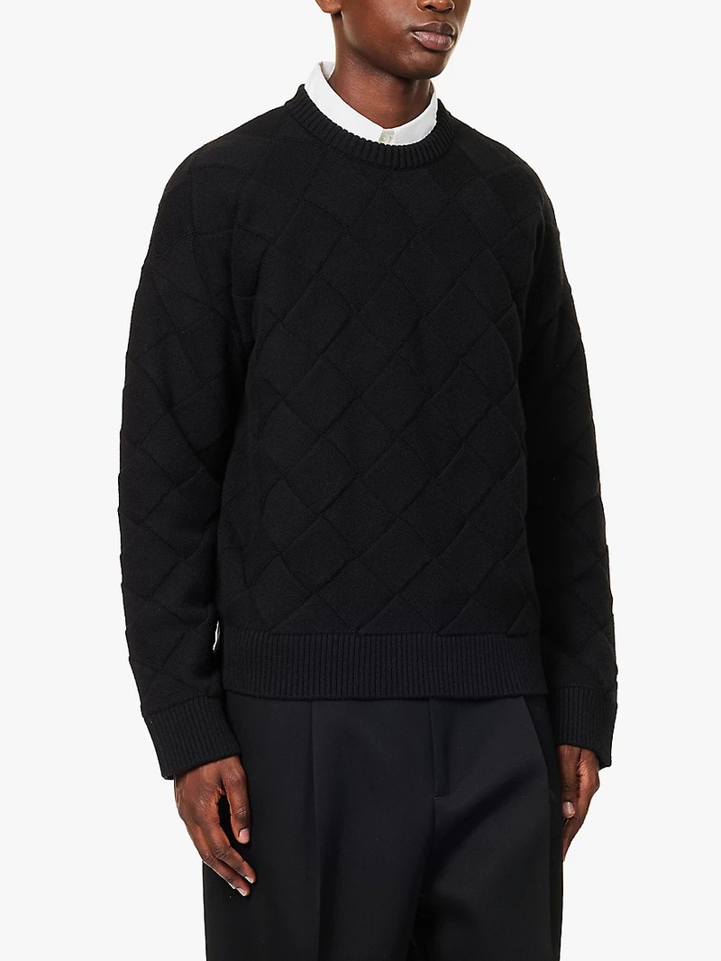 Intreccio knitted regular-fit wool-blend jumper 3