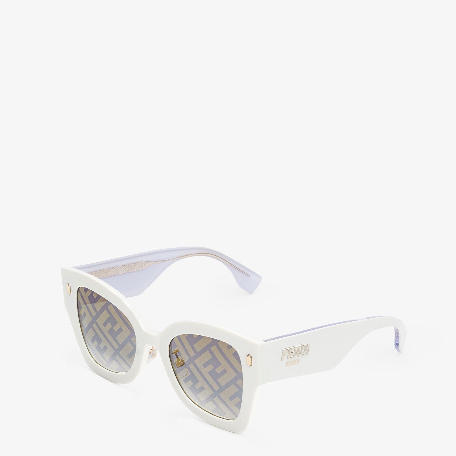 White acetate sunglasses - 2