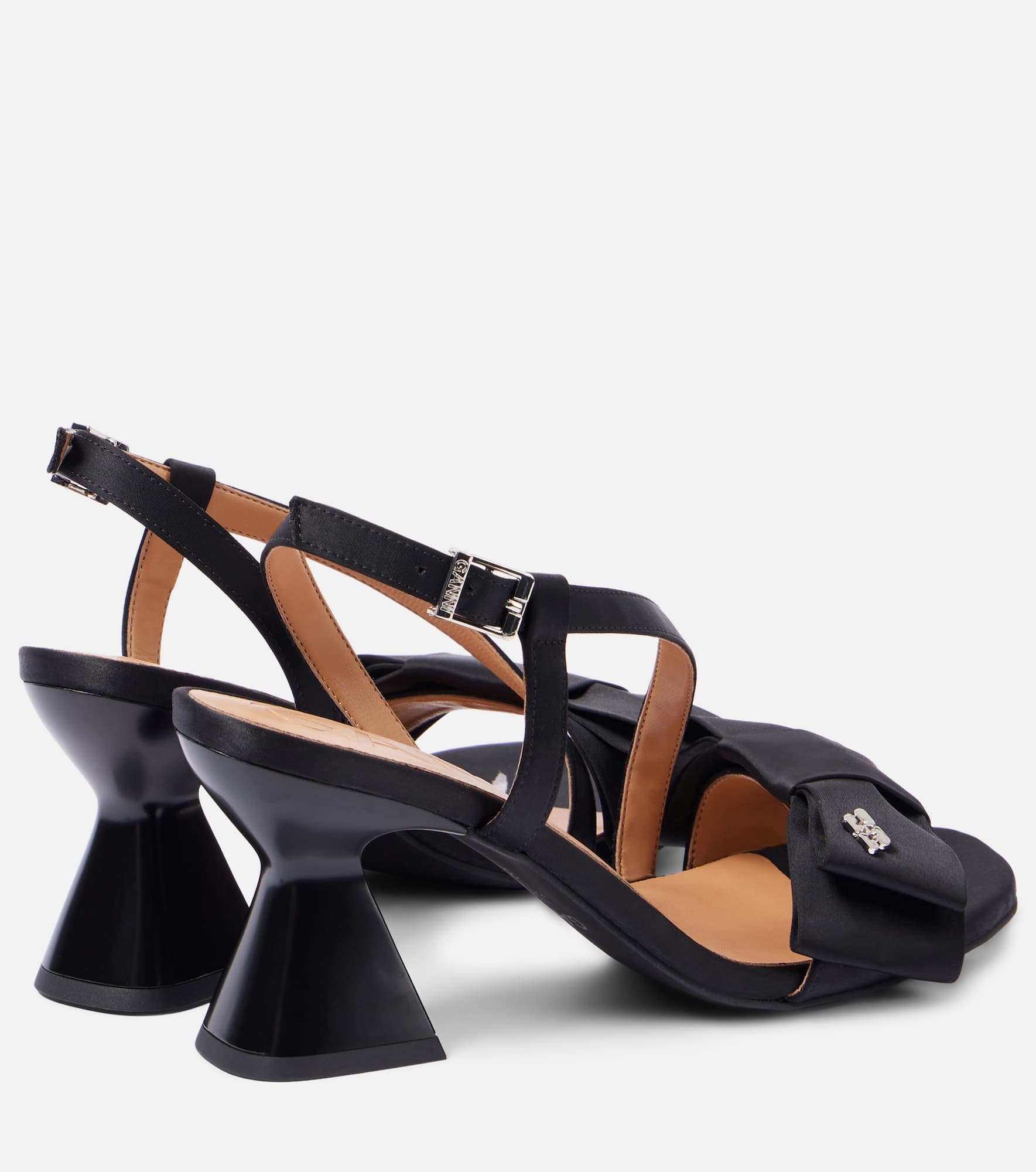 Bow-detail slingback pumps - 2