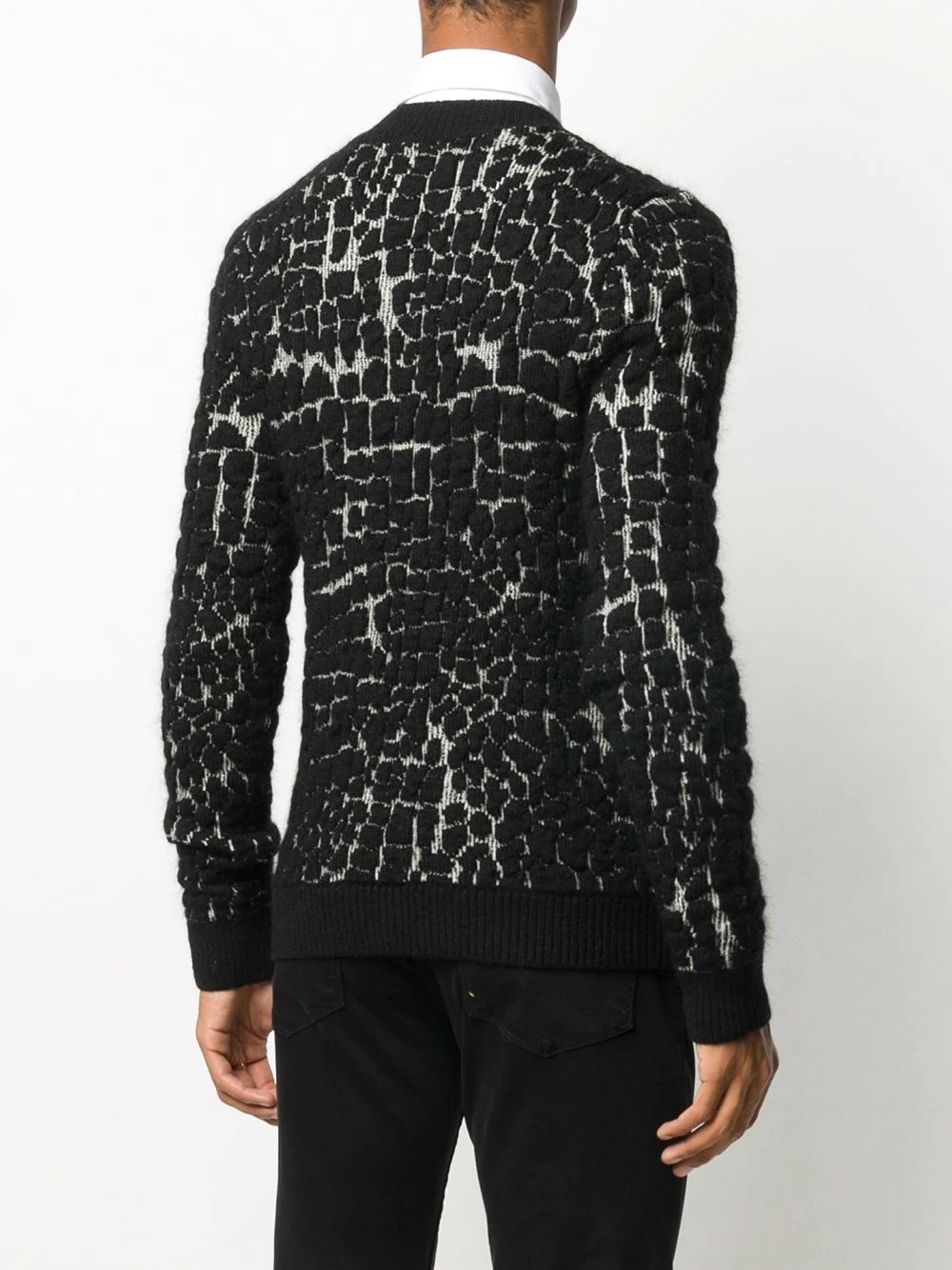 mosaic-effect jumper - 4