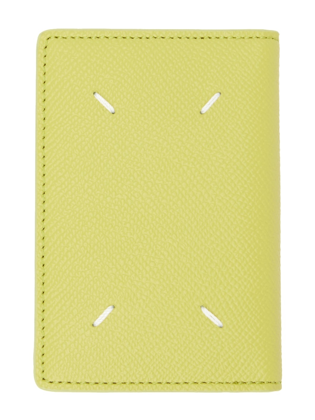 Yellow Four Stitches Card Holder - 2