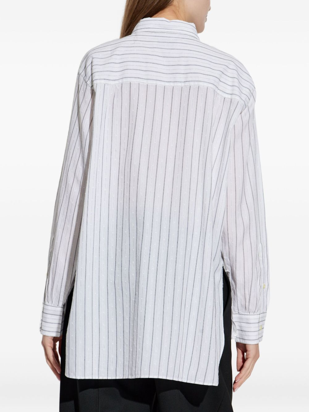 pinstripe cotton shirt - 4
