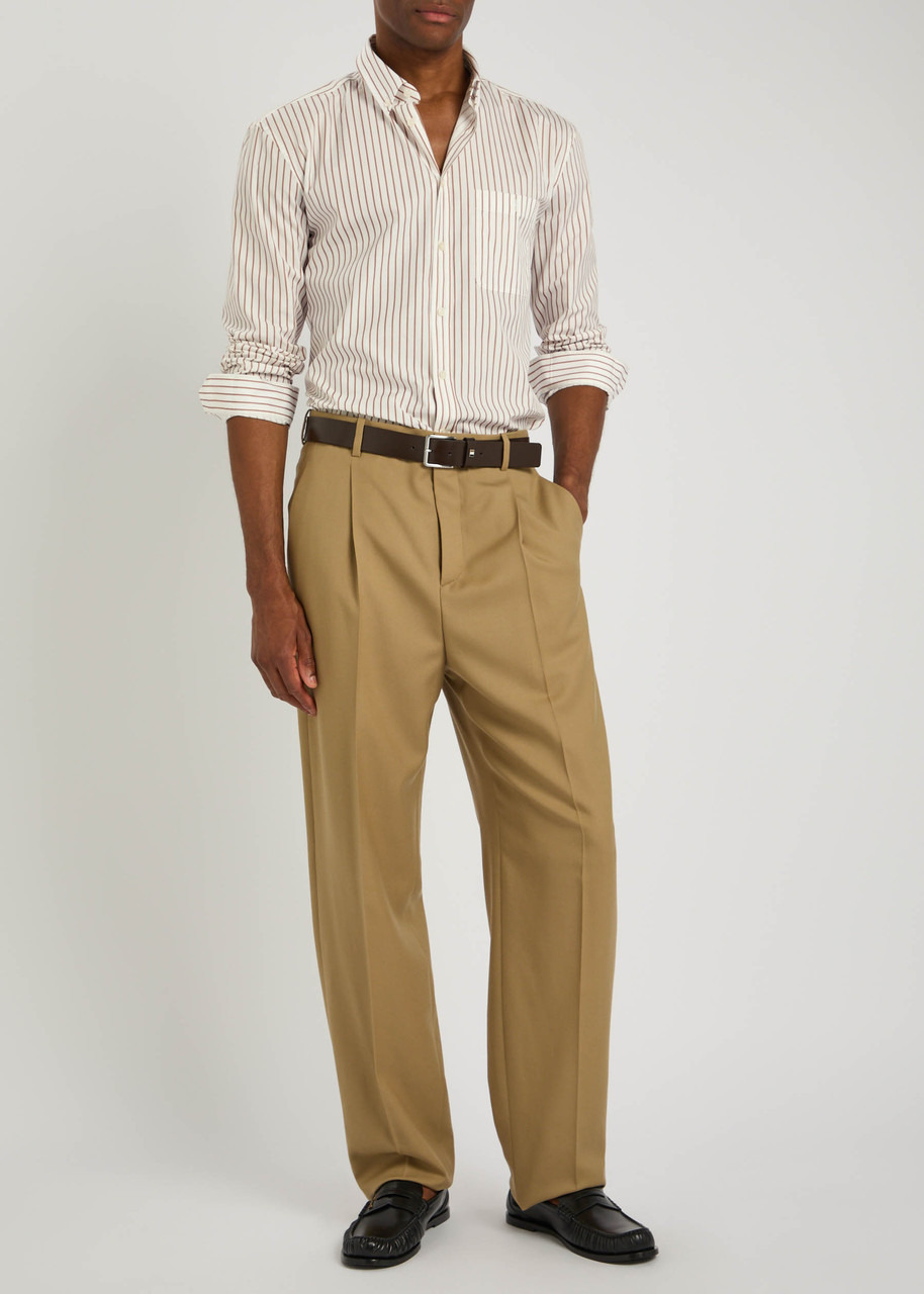 Saint Laurent Striped Cotton-poplin Shirt - 4
